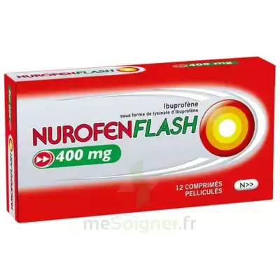 Nurofenflash 400 Mg Comprimés Pelliculés Plq/12 à Saverne